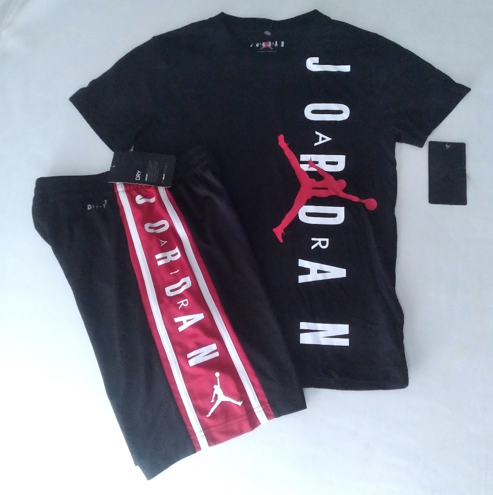 Jordan Boys Youth 2pc Short Set- Small